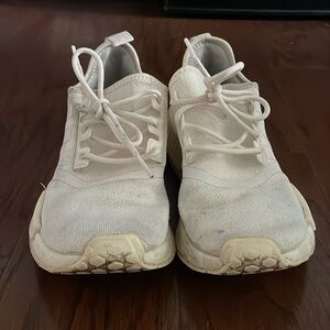 Women’s adidas NMD r1s, off white/ cream, size 7